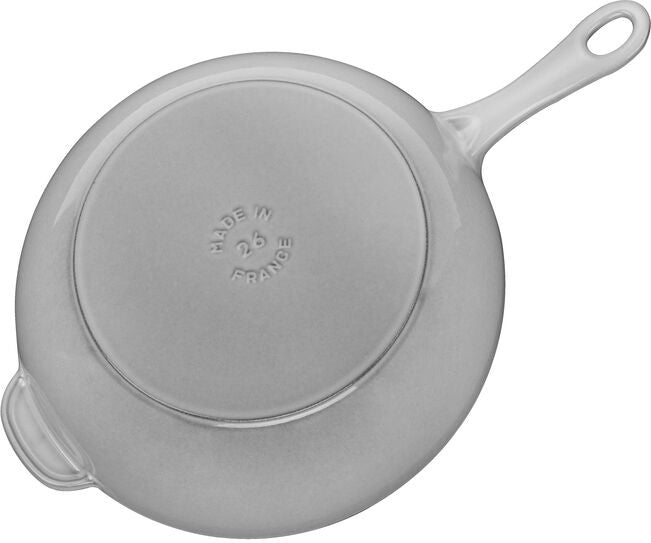 Staub - 10" Cast Iron Daily Pan With Glass Lid Grey (26 cm) - 1010645