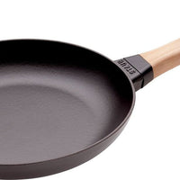 Staub - 10" Cast Iron Fry Pan with Wood Handle (26 cm) - 40511-952