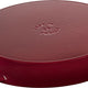 Staub - 10" Cast Iron Round Pure Grill Pan Bordeaux Red (26 cm) - 40506-568