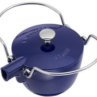 Staub - 1.16 QT Cast Iron Tea Kettle Dark Blue 1.1L - 1004372