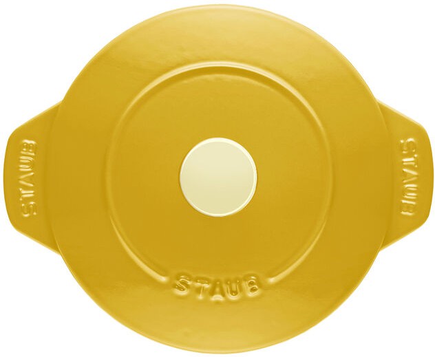 Staub - 1.8 QT Round Cast Iron Cocotte Citron 1.8L - 1029064