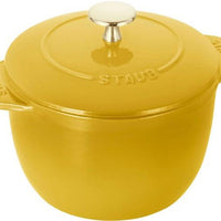 Staub - 1.8 QT Round Cast Iron Cocotte Citron 1.8L - 1029064