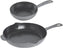 Staub - 2 PC Cast Iron Fry Pan Set Graphite Grey - 40501-496