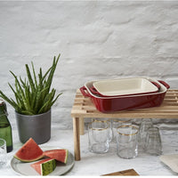Staub - 2 PC Ceramic Ovenware Set Cherry - 40508-627
