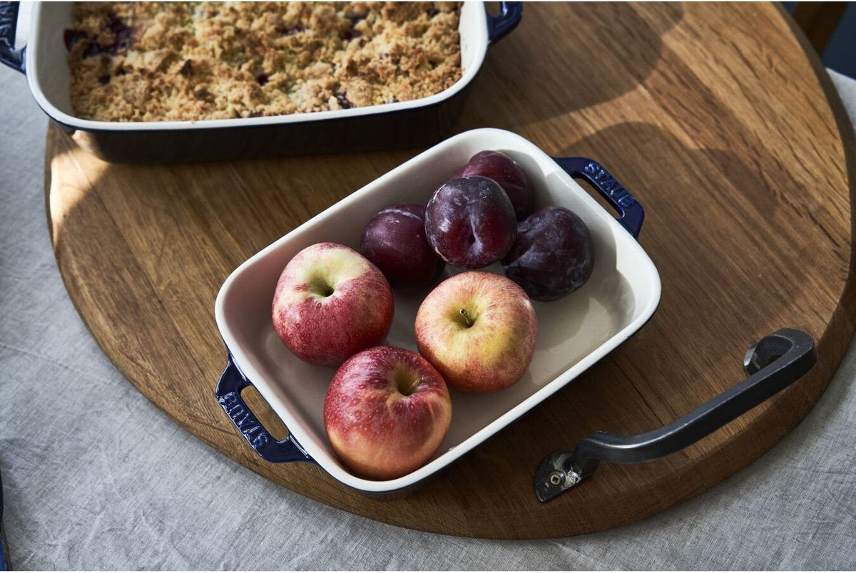 Staub - 2 PC Ceramic Ovenware Set Dark Blue - 40508-628