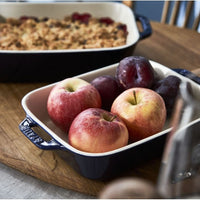 Staub - 2 PC Ceramic Ovenware Set Dark Blue - 40508-628