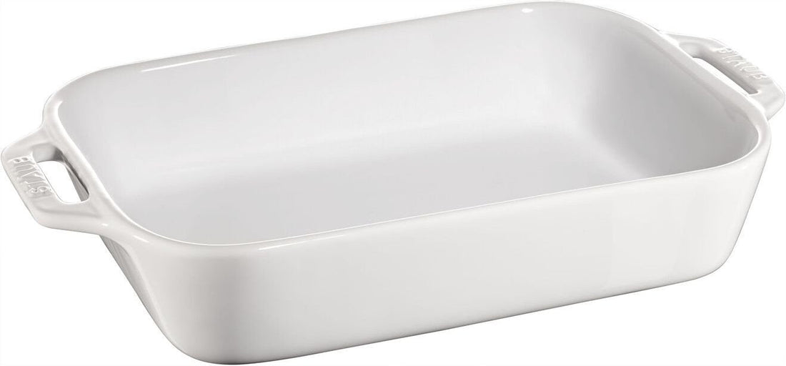 Staub - 2 PC Ceramic Ovenware Set White - 40508-626