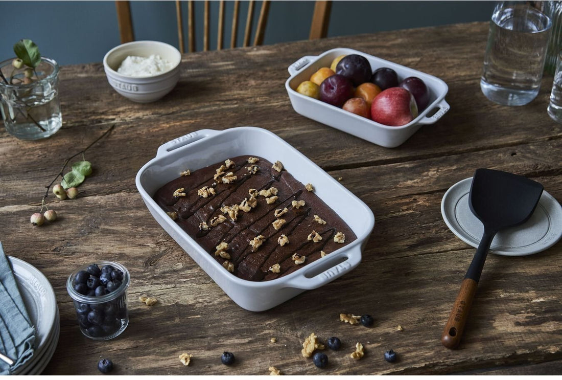 Staub - 2 PC Ceramic Ovenware Set White - 40508-626