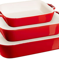 Staub - 3 PC Ceramic Ovenware Set Cherry - 40508-171