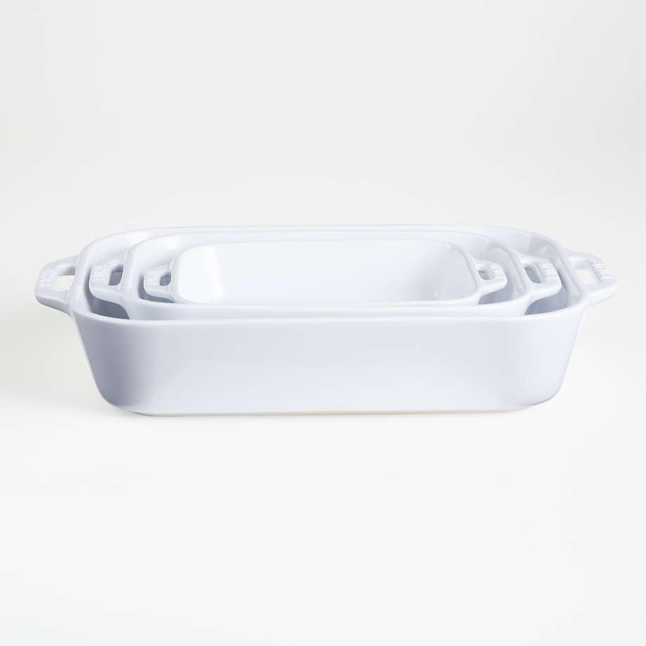 Staub - 3 PC Ceramic Ovenware Set White - 40501-521