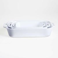 Staub - 3 PC Ceramic Ovenware Set White - 40501-521