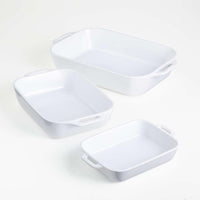 Staub - 3 PC Ceramic Ovenware Set White - 40501-521