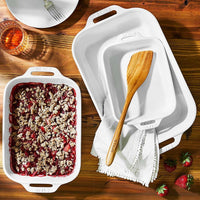 Staub - 3 PC Ceramic Ovenware Set White - 40501-521