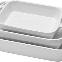 Staub - 3 PC Ceramic Ovenware Set White - 40501-521