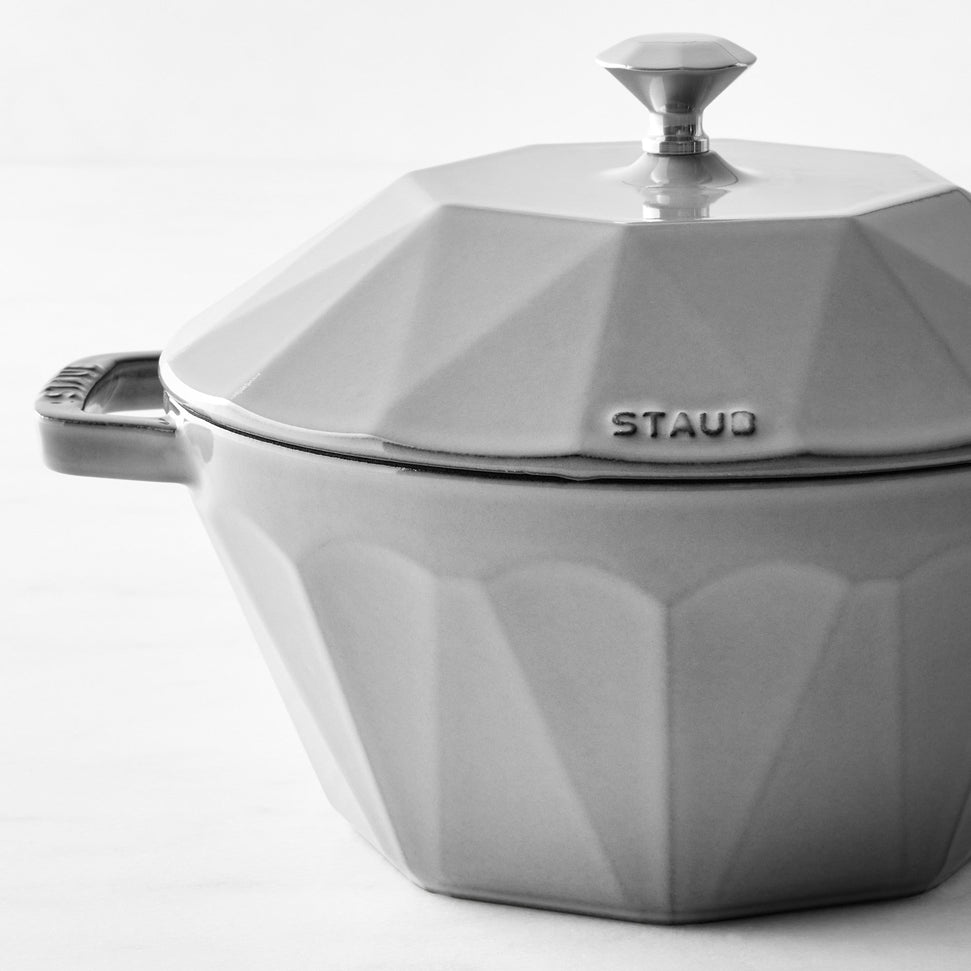 Staub - 3 QT Diamond Cast Iron Cocotte Graphite Gray 2.8L - 1020130