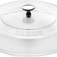 Staub - 3.5 QT Cast Iron Heritage Braiser/Sauté Pan Sage 3.5L - 1008706