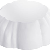 Staub - 3.5 QT Cast Iron Pumpkin Cocotte Pure White 3.25 L - 1024043