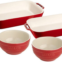 Staub - 4 PC Ceramic Bakeware Set Cherry - 40508-539