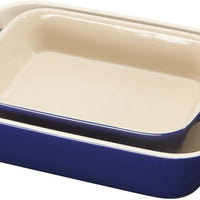Staub - 4 PC Ceramic Bakeware Set Dark Blue - 40508-538