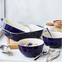 Staub - 4 PC Ceramic Bakeware Set Dark Blue - 40508-538