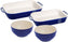 Staub - 4 PC Ceramic Bakeware Set Dark Blue - 40508-538