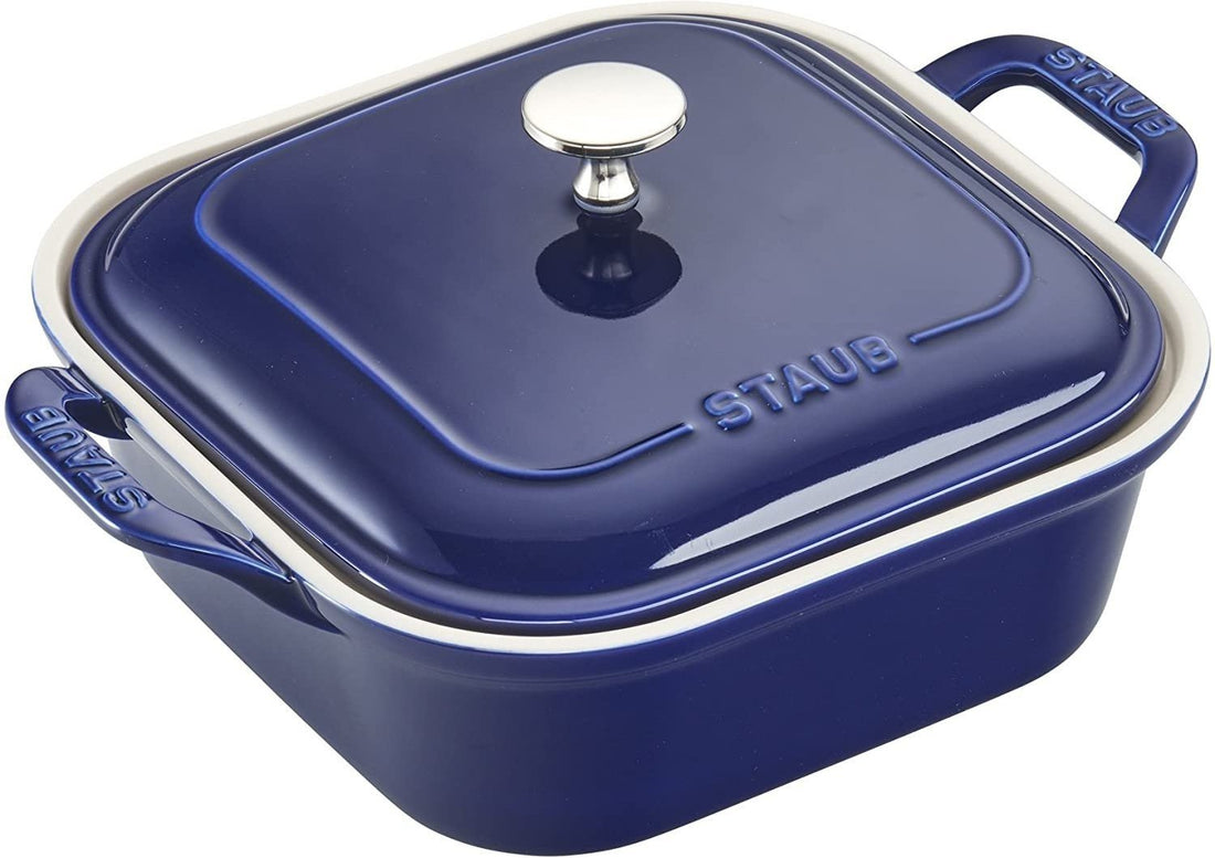 Staub - 4 PC Ceramic Bakeware Set Dark Blue - 40508-647