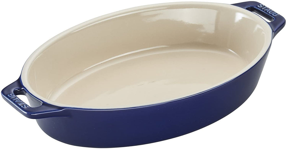 Staub - 4 PC Ceramic Bakeware Set Dark Blue - 40508-647