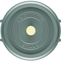 Staub - 4 QT Round Cocotte Eucalyptus 3.8L - 1025323