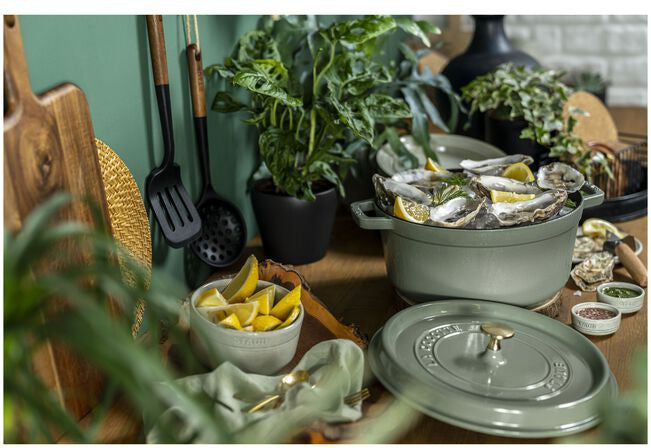 Staub - 4 QT Round Cocotte Eucalyptus 3.8L - 1025323