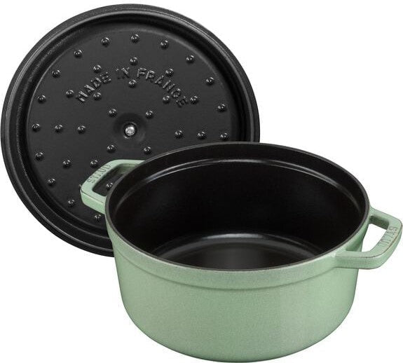 Staub - 4 QT Round Cocotte Sage 3.8L - 40505-364