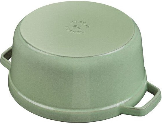 Staub - 4 QT Round Cocotte Sage 3.8L - 40505-364