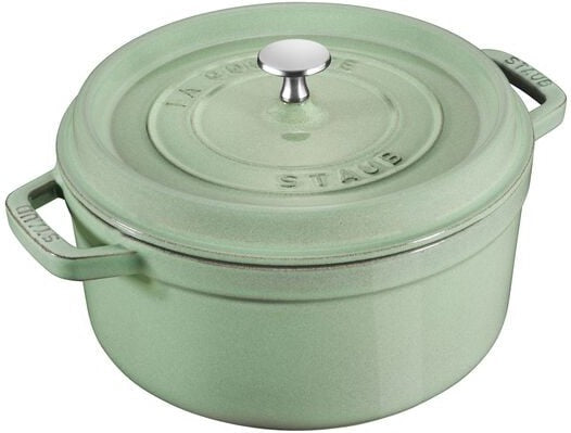 Staub - 4 QT Round Cocotte Sage 3.8L - 40505-364
