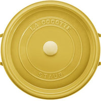 Staub - 5.5 QT Round Cocotte Citron 5.2L - 1029024