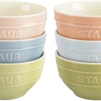 Staub - 6 PC Ceramic Bowl Set Macaron Colours - 1021365
