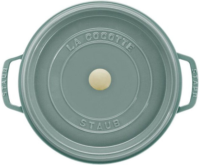 Staub - 7 QT Round Cocotte Eucalyptus 6.7L - 1023970