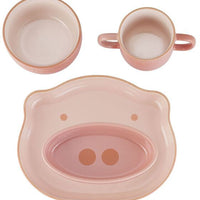 Staub - Child's Tableware Set 4 PC Pink - 1020254