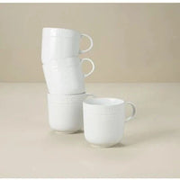 Staub - Dining Line 4 PC White Large Mug Set - 1021466