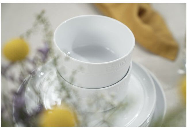Staub - Dining Line 4 PC White Round Bowl Set - 1021464