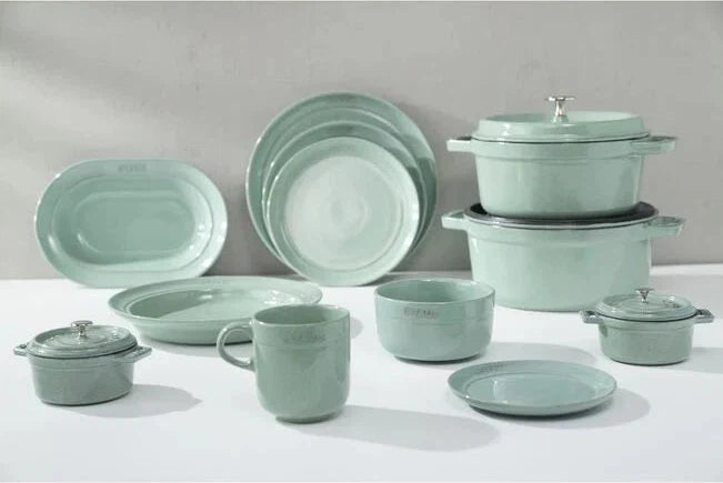 Staub - Dining Line Sage Oval Serving Dish - 1010462