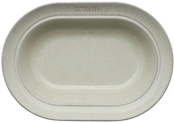 Staub - Dining Line White Truffle Oval Serving Dish - 1010472