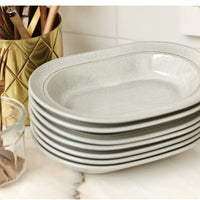 Staub - Dining Line White Truffle Oval Serving Dish - 1010472