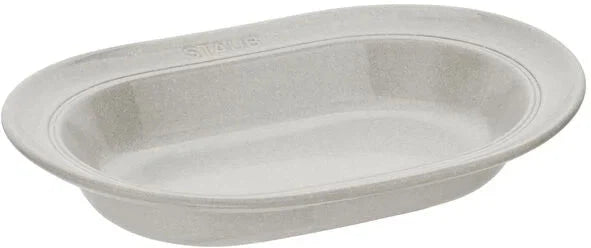 Staub - Dining Line White Truffle Oval Serving Dish - 1010472