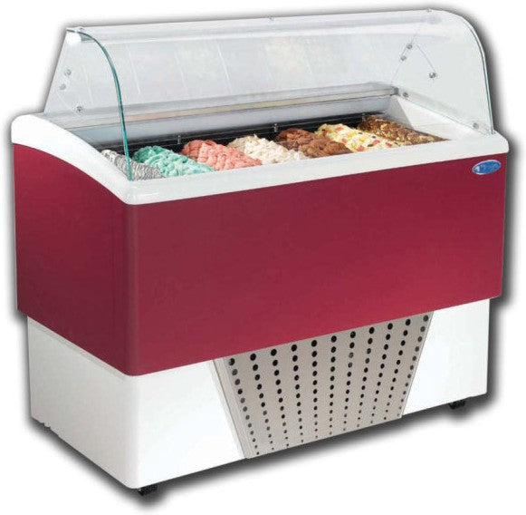Stoelting - 115V Red Air Cooled Brio 7+7 Display Cabinet - CD-BR77-37-RP (Pre-Order Now, ETA 8-12 Weeks)