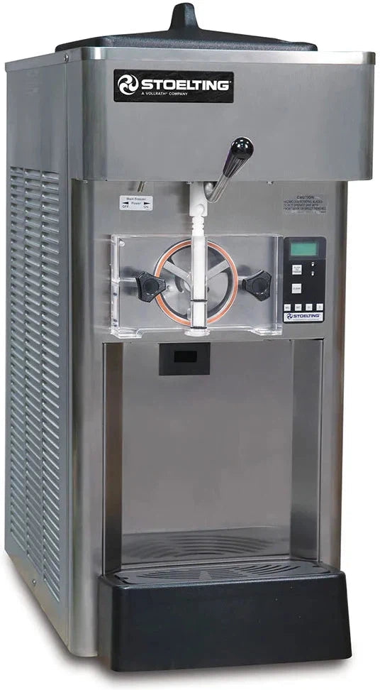 Stoelting - 15.12" x 28.87" x 35.62" 208-240 V Air Cooled Gravity Fed Single Flavor Soft Serve Countertop Machine - F111-38I-YG2 (Pre-Order Now, ETA 8-12 Weeks)