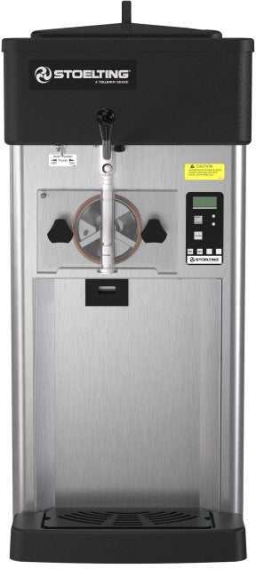Stoelting - 15.12" x 28.87" x 35.62" 220-240 V Air Cooled Gravity Fed Single Flavor Soft Serve Countertop Machine - E111X-302I-B (Pre-Order Now, ETA 8-12 Weeks)