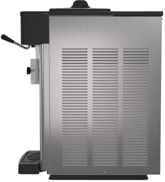 Stoelting - 15.12" x 28.87" x 35.62" 220-240 V Air Cooled Gravity Fed Single Flavor Soft Serve Countertop Machine - E111X-302I-B (Pre-Order Now, ETA 8-12 Weeks)