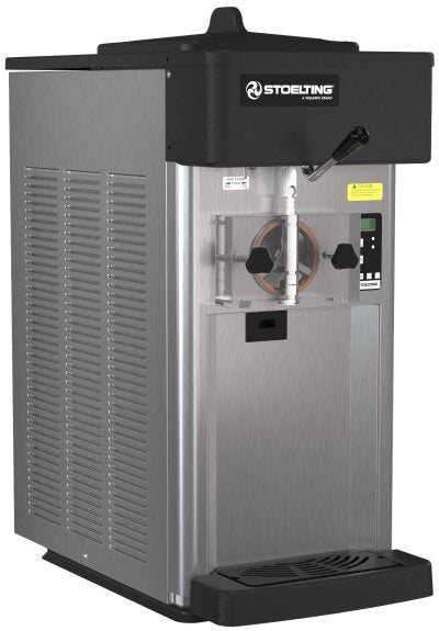 Stoelting - 15.12" x 28.87" x 35.62" 220-240 V Air Cooled Gravity Fed Single Flavor Soft Serve Countertop Machine - E111X-302I-B (Pre-Order Now, ETA 8-12 Weeks)