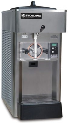 Stoelting - 15.12" x 28.87" x 35.62" 220-240 V Air Cooled Gravity Fed Single Flavor Soft Serve Countertop Machine - F111X-302I-YG2 (Pre-Order Now, ETA 8-12 Weeks)