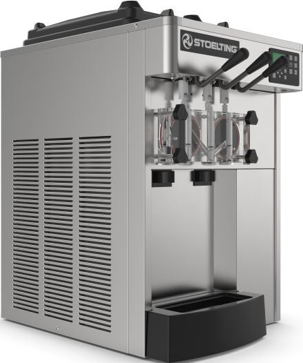 Stoelting - 208-240V 1-Phase 12,000-BTU Air-Cooled Twin-Twist Soft Serve Countertop Machine - F131-38I2 (Pre-Order Now, ETA 8-12 Weeks)