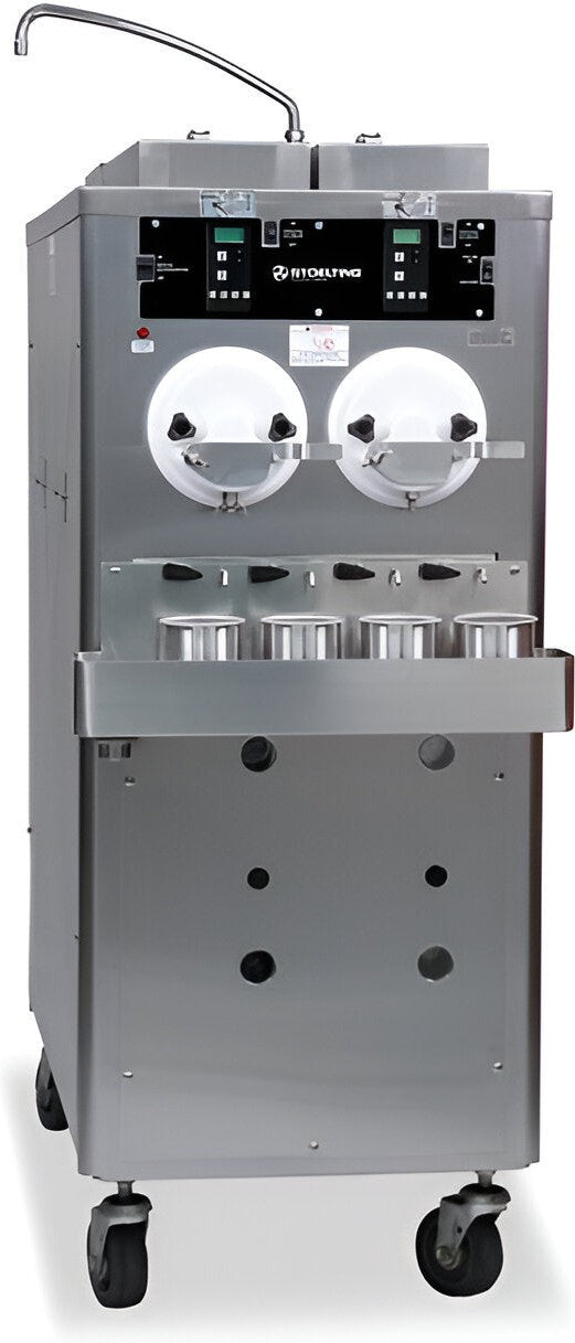 Stoelting - 208- 240V 1 Phase Air Remote Cooled Two Barrel Custard Floor Model Freezer - CC202-28A00SIR (Pre-Order Now, ETA 8-12 Weeks)